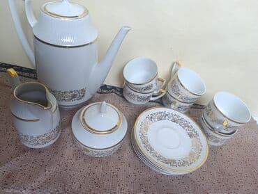 зерно кофе: Продается НовыйСервис кофейный СССР старая Чехословакия антикварный — 6