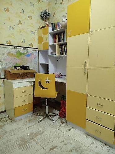 лабубу цена оригинал: Детский модульный комплект мебели: угловой письменный стол + стеллаж с — 6