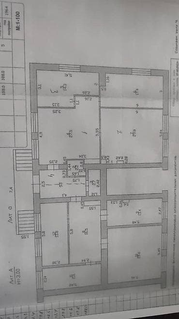 Кыймылсыз мүлк: Кеңселерди ижаралоо, 188 м², Турак комплексинде, 1-катар, Өзүнчө кире бериши менен — 6