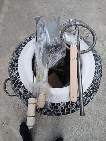 Оборудование для производства: Тандыр с черно-белым мозаичным узором, предназначенный для — 1