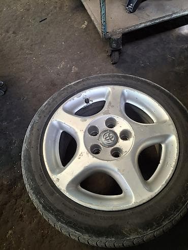 обвесы 5 5: Колеса в сборе 205 / 55 / R 16, Лето, Б/у, Комплект, Литые, отверстий - 5 — 1