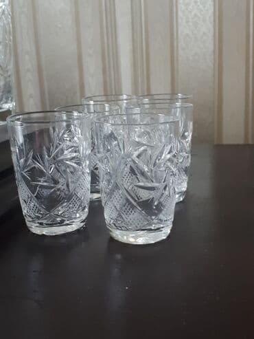 хрусталь ваза: Хрусталь: фужеры, рюмки, стаканы стопочки. 1.Фужеры "лилия" 6шт — 8