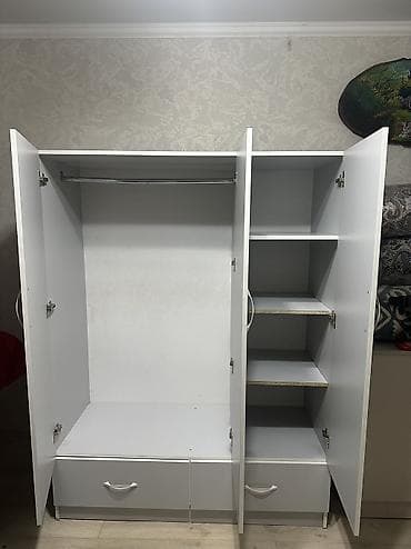 шифоньер шкаф: Шкаф менен вентилятор сатылат абалы сонун экоонун баасы биригип — 3