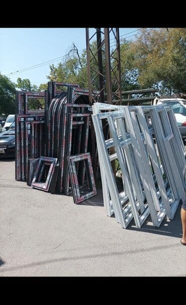 пластик эшик терезелер: Буюртмага пластик терезе, Терезе түрү: Стандарттык, Орнотуусуз, Бөлүп төлөө жок — 2