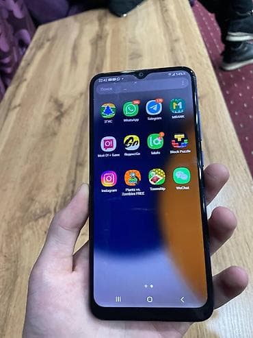 телефон а3: Samsung Galaxy A03, Б/у, 64 ГБ, цвет - Синий, 2 SIM — 3