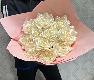 что подарить девушке: 🌸 Букеты из атласных лент — красота, которая не увянет! 🌸 БИШКЕК|КАНТ — 4