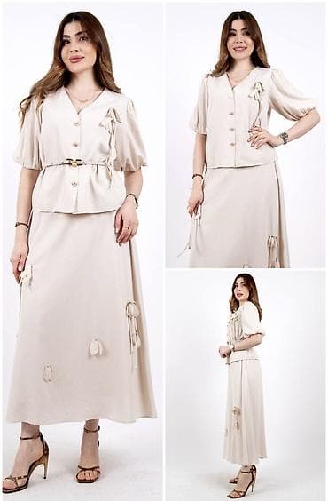 Жеке буюмдар: Женский Костюм с юбкой My Twins (модель 259614 TAKIM) - Бренд: My — 1