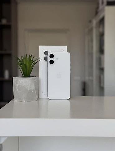IPhone 16, Белый, Коробка