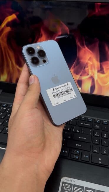 IPhone 13 Pro, 128 ГБ, Голубой, 100 %
