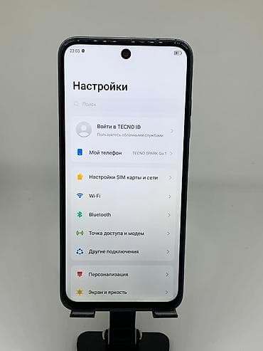 tehno: Tecno Spark Go 2024, Б/у, 128 ГБ, цвет - Серый, 2 SIM — 8