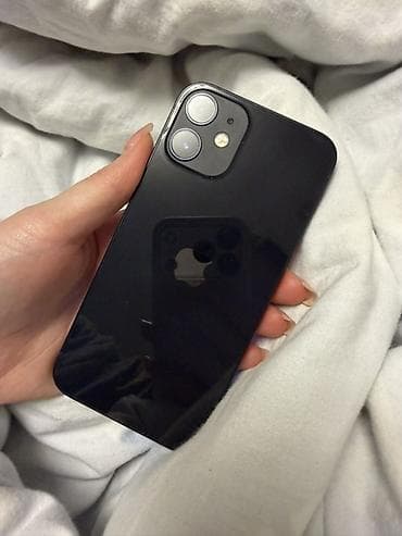 Xiaomi: IPhone 12 mini, Б/у, 128 ГБ, Синий, Защитное стекло, 70 % — 1