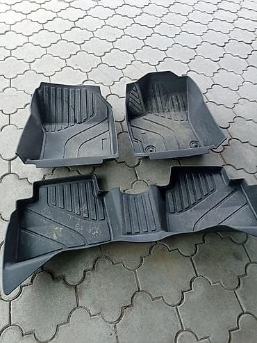 3D Резиновые Полики Для салона Toyota, цвет - Черный, Б/у