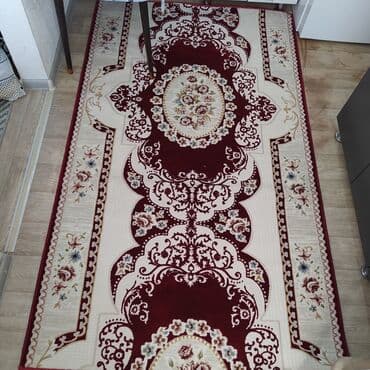купить красную дорожку: Энсиз узун килем Жаңы, Синтетика, Оюу, Накталай эмес/накталай төлөм — 2
