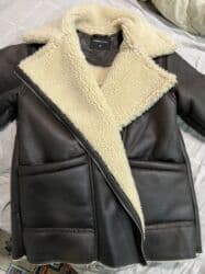 дордой женские куртки: Дубленка, Авиатор, Турция, Короткая модель, M — 2