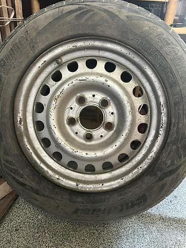 65: Колеса в сборе 205 / 65 / R 15, Лето, Б/у, 1 шт, Легковые, Железные, отверстий - 5 — 3