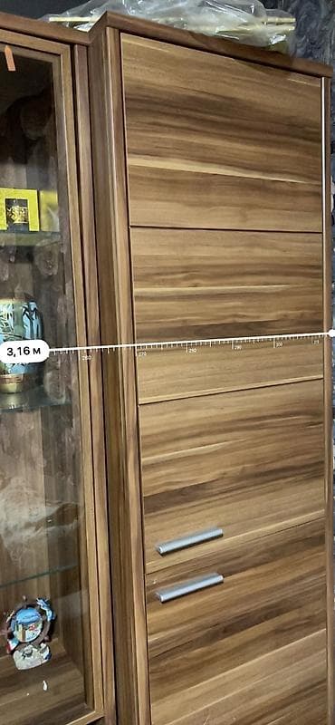 ссср топор: Гарнитур для зала, Б/у, Шкаф, Тумба под ТВ, Самовывоз, Платная доставка, цвет - Коричневый — 3