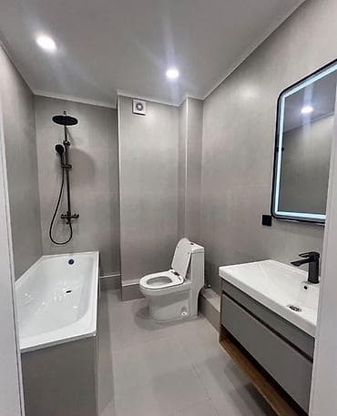75: 2 комнаты, 53 м², Пишпек 10 этаж, Евроремонт — 9