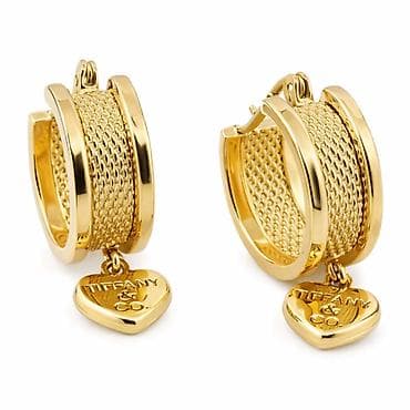 тифани: Серьги Tiffany&Co из желтого золота 585 Артикул: 20682 Бренд — 2