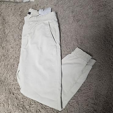 Брюки: Мужские брюки, L, XL, 2XL, Zara, Б/у, цвет - Бежевый, Самовывоз, Бесплатная доставка, Платная доставка — 5