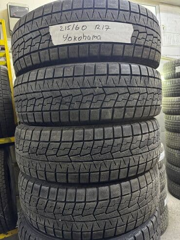 Шины 215 / 60 / R 17, Зима, Б/у, Пара, Легковые, Япония