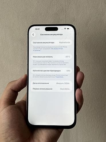 another 13: IPhone 15 Pro Max, Б/у, 256 ГБ, Natural Titanium, Чехол, 89 % — 5