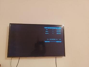 tab s: LED-телевизор с тонкой рамкой, настенный монтаж. пулту антенасы менен — 1