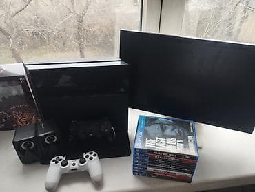 ноутбуки в бишкеке бу: Продам или обменю пс 4 фат 500г в комплекте монитор старенький диски — 4