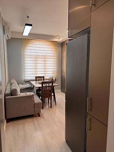 Квартиры: 1 комната, 46 м², Асанбай мкр Элитка, 9 этаж, Евроремонт — 3