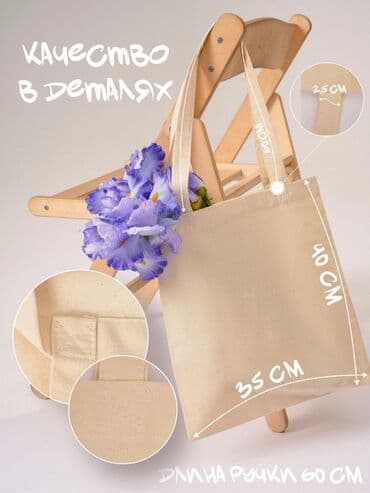 сумка органайзер для документов: Экологичная сумка-шоппер из натурального хлопка. Прочная и — 7