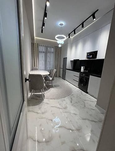 1 комната, 45 м², Асанбай мкр Элитка, 5 этаж, Дизайнерский ремонт — 9
