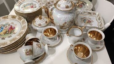 набор тарелок на 6 персон: Продаю новую посуду. производства Чехия,на 6 персон. столовый — 5