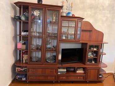 шкаф бу кухонный: Гарнитур для зала, Б/у, ДСП, Самовывоз — 3