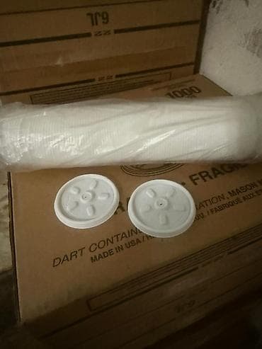 bubble tea: Крышки для стаканов DART No. 6JL - Тип: крышки с вентиляционным — 4