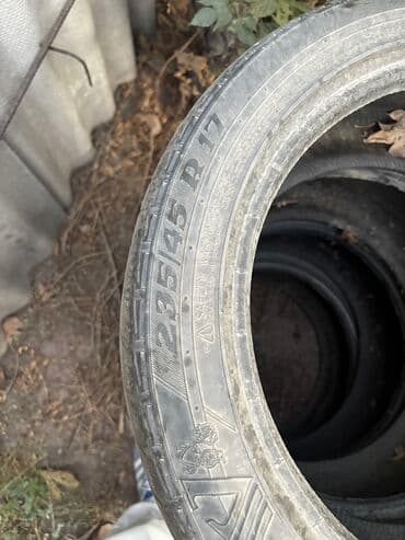 бу шины бишкек: Шины 235 / 45 / R 17, Зима, Б/у, Комплект, Легковые, GoodYear — 2