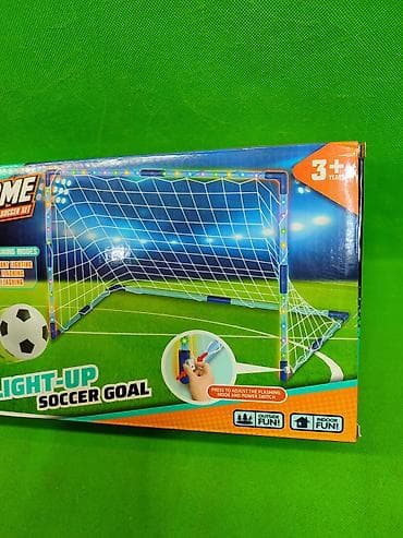 футбольные вещи: Футбол игра детская⚽ Комплектация товара: ворота, 2 мяча, насос, 3 — 2
