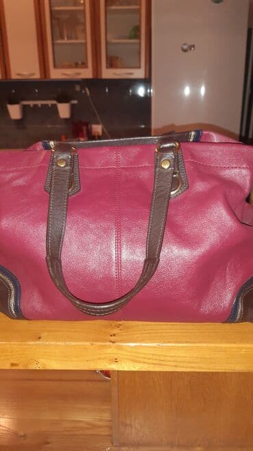 чемодан дорожный бу: Сумка натуральная кожа Коуч б/у Оригинал Состояние хорошее Брала — 3