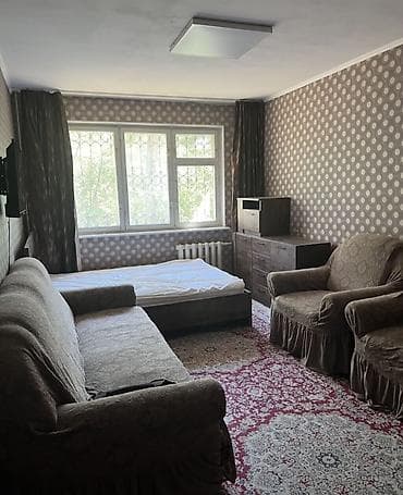 2 bedroom: Сдается в аренду 2 комнатная квартира 104 серии на 1 этаже в 9 мкр — 3