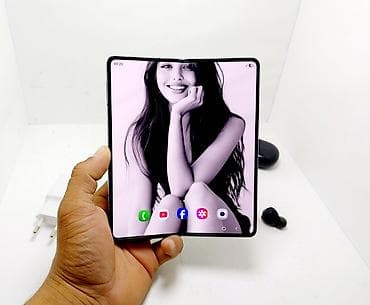 microsoft surface: Samsung Galaxy Fold 4, Б/у, 512 ГБ, цвет - Синий, eSIM — 1