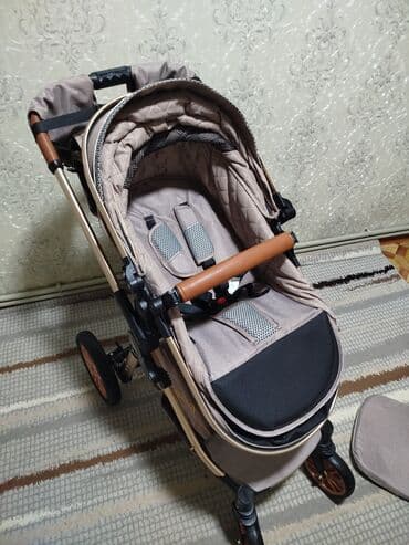 дождевик для коляски: Коляска, цвет - Золотой, Б/у — 7