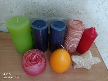 декоративная настенная полки: Свечи декоративные — 1