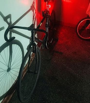 tsunami fixed gear: Фикс‑байк (fixed gear) черного цвета - Легкая стальная рама с — 3
