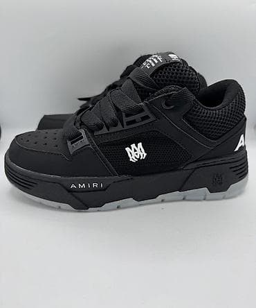 обув бишкек: Кроссовки AMIRI Skel Top Low (чёрные) - Силуэт низкий, массивная — 1