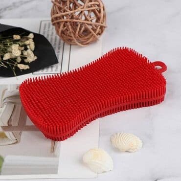 перчатки для посуды: Губка для мытья посуды, изготовлена из пищевого силикона, на котором — 4