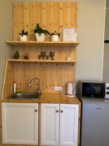 1 ком кв в бишкеке продажа: 1 комната, Душевая кабина, Постельное белье, Парковка — 9