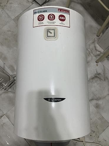 Накопительный водонагреватель Объем бака: 80 л, Ariston, Электрический, Регулятор температуры, Б/у at lalafo.kg Накопительный водонагреватель Объем бака: 80 л, Ariston, Электрический, Регулятор температуры, Б/у