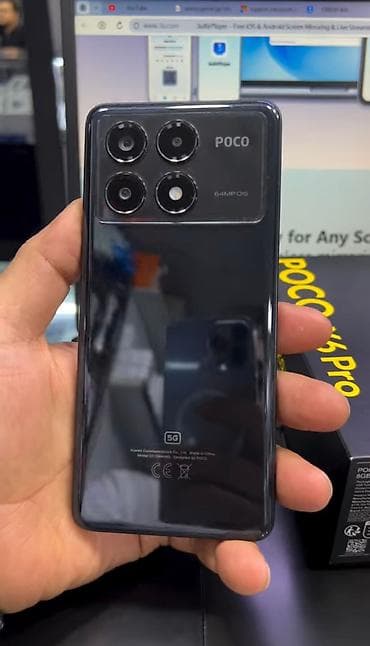 tecno spark 30c: Poco X6 Pro 5G, Б/у, 256 ГБ, цвет - Черный, 2 SIM — 1