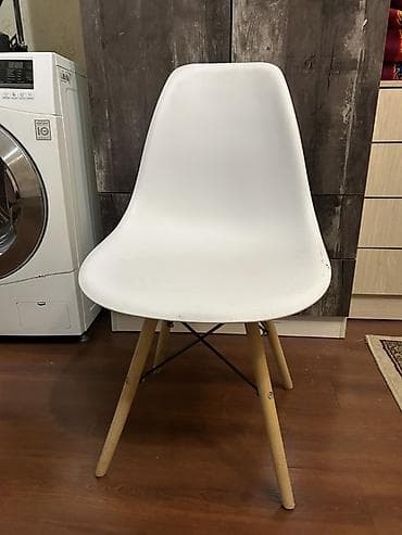 Үй жана бакча: Ашкана үчүн отургуч, Желим, түсү - Ак — 2