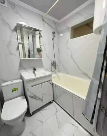 купить квартиру в бишкеке без ремонта: 3 комнаты, 55 м², 104 серия, 1 этаж, Евроремонт — 4