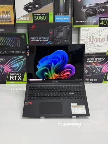 Мониторлор: Ультрабук, Asus, 16 ГБ ОЭТ, AMD Ryzen 7, 15.6 ", Колдонулган, Татаал эмес тапшырмалар үчүн, эс тутум SSD — 1