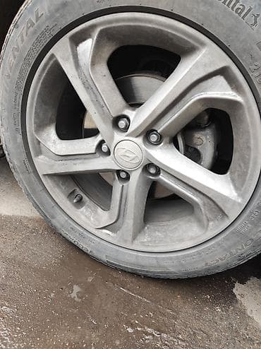 vossen diska: Колеса в сборе 215 / 55 / R 17, Всесезонная, Б/у, 1 шт, Легковые, Литые, отверстий - 5 — 1